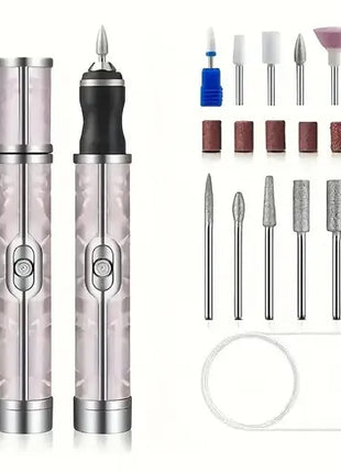 Electric Nail Care Kit 20,000RPM – 19-Piece USB Rechargeable Nail File Set