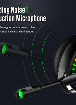 Gaming Headset G2 Over-Ear RGB – 50mm Drivers + Stereo 6D Sound – Noise-Cancelling Mic – Multi-Platform – Black