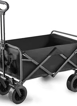 Collapsible Folding Wagon Cart 150L Capacity – Steel Frame, Oxford Cloth, Off-Road Wheels – Camouflage