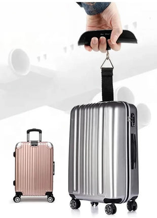 Digital Hanging Luggage Scale – 50kg Capacity LCD Screen, Tare, Unit Switch