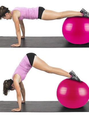 Anti-Burst Gym Body Ball  Non-Slip Exercise Ball for Yoga Pilates Core Balance Stability Training Home Workouts