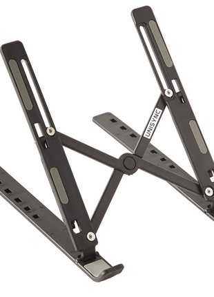 UNISYNC Portable Adjustable Laptop Stand – Aluminum Alloy Folding Computer Stand