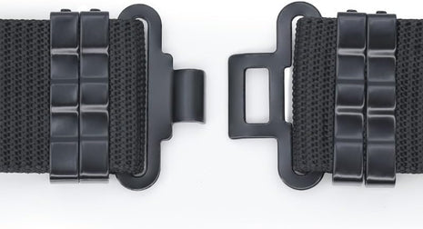 Tactical Belt 5.5cm Nylon Strap + Metal Quick-Release Buckle – S-Style Design – Black Outdoor Use