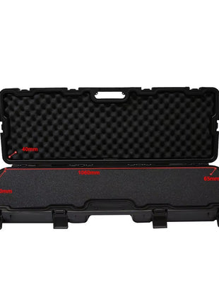 Hard‑Plastic Rifle Case – Pluck‑Foam Interior – 97×36.6×114.5 cm