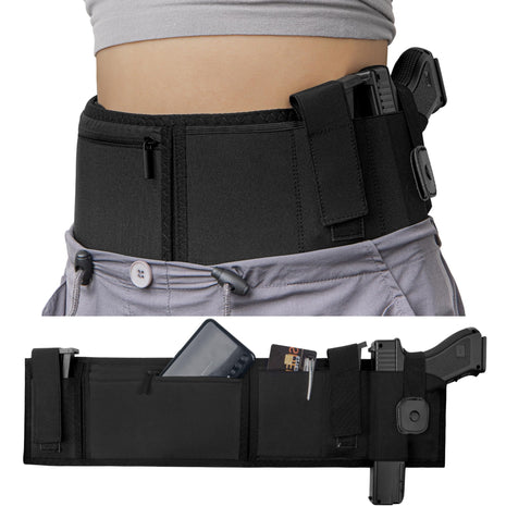 Generic Tactical Belt 130 cm Polyester & Neoprene Concealed‑Carry System – Black
