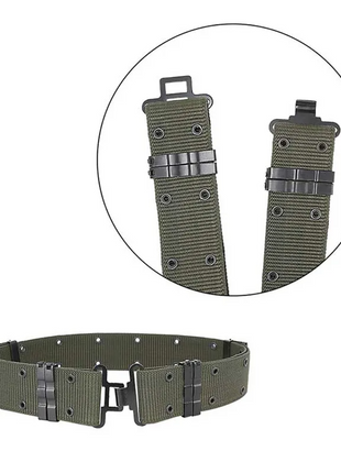 Tactical Belt 5.5cm Nylon Strap + Metal Quick-Release Buckle – S-Style Design – Black Outdoor Use