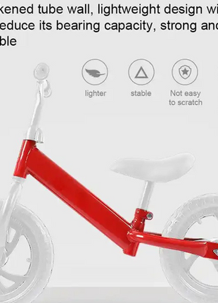 Product Title Kids Balance Bike 12-Inch Wheels High Carbon Steel Adjustable Foam Tires Swivel Handlebar