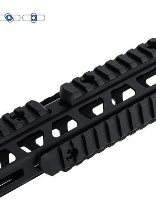 M-LOK Picatinny Rail Adapter Set – 5-Slot to 13-Slot – Lightweight Polymer – Fits Standard M-LOK Systems