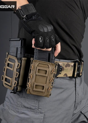 Tactical Mag Pouch for AR-15 – Soft Shell Nylon/Polymer – MOLLE & Belt Mount