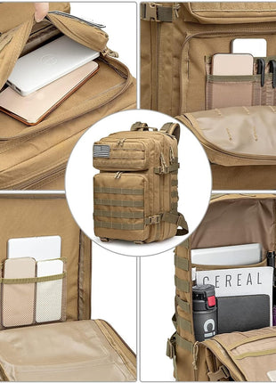 Tactical Backpack 40 L 1000D Polyester MOLLE Assault Pack