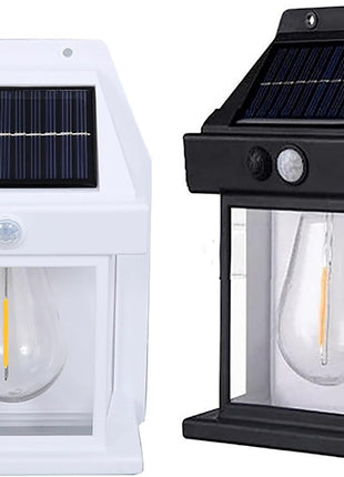 Solar Wall Light 1200mAh Outdoor Lantern with Motion Sensor – 3 Modes, Waterproof ABS Body