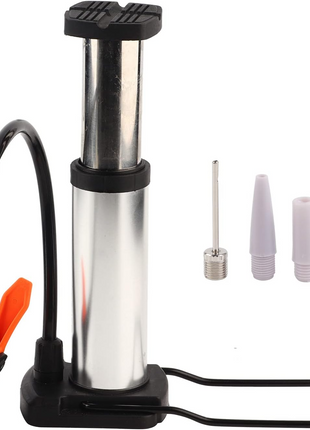 Mini Foot Pump with Gauge 160 PSI – Aluminum Body + Presta/Schrader Compatible