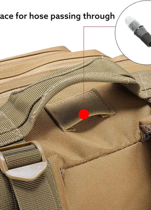 Tactical Backpack 40 L 1000D Polyester MOLLE Assault Pack