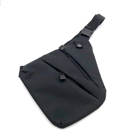 Tactical Chest Sling Bag 23.5×18 cm 600D Oxford Nylon Right Shoulder Anti‑Theft