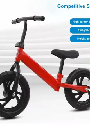 Product Title Kids Balance Bike 12-Inch Wheels High Carbon Steel Adjustable Foam Tires Swivel Handlebar