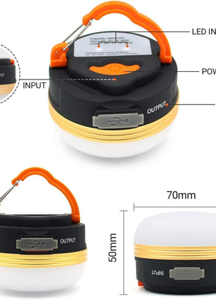Outgear Multifunctional Camp Light | Build in Power Bank & Flashlight
