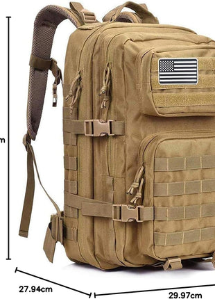 Tactical Backpack 40 L 1000D Polyester MOLLE Assault Pack