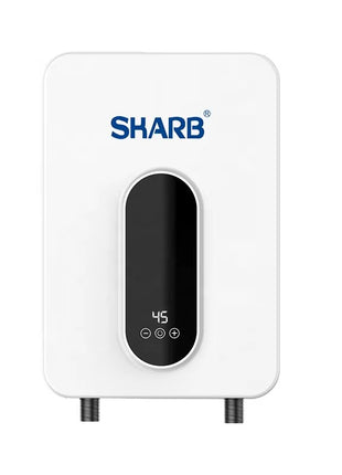 Instant Electric Water Heater 3000W Tankless Compact Unit – Wall-Mounted 110V Shower/Kitchen Use White