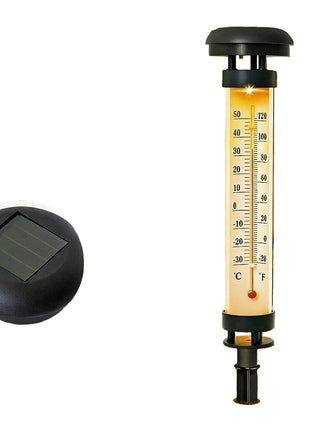 Solar Sensor Light 29cm – Remote Controlled LED – ABS Plastic – IP65 Outdoor