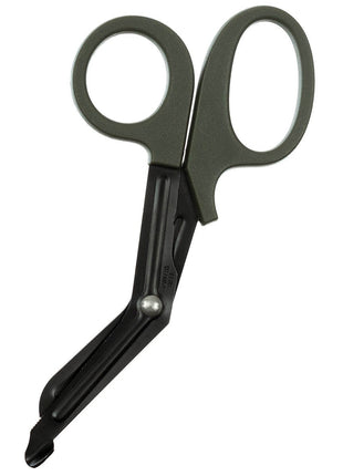 Stainless Steel Bandage Scissors Emergency Trauma Shears with Serrated Blade & Cable Stripper, 18cm, 1 Piece