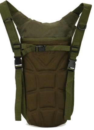 3L Tactical Hydration Backpack with Leakproof Bladder – Oxford Fabric – Black/Green/Khaki