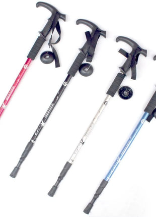 Telescopic Hiking Pole 65–135cm – Lightweight Aluminum Stick with EVA Grip