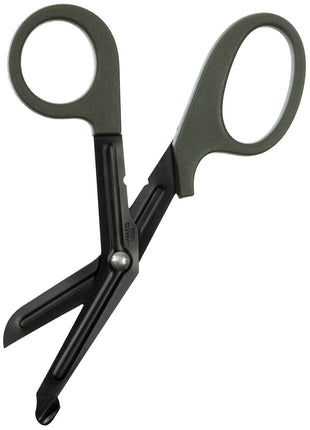 Stainless Steel Bandage Scissors Emergency Trauma Shears with Serrated Blade & Cable Stripper, 18cm, 1 Piece