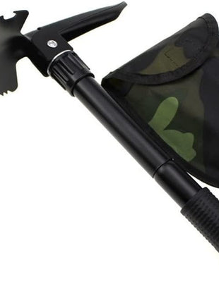 Mini Folding Shovel 420mm – Steel Head Multi-Tool with Pick & Camo Case
