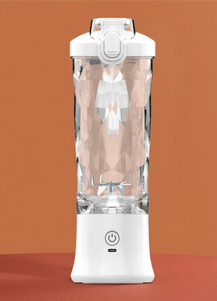 Portable Blender 600 ml USB-C Rechargeable 6-Blade Personal Smoothie and Shake Maker