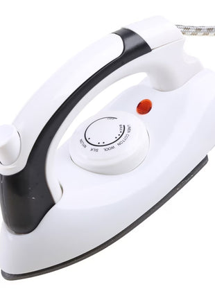 Travel Steam Iron 800W with Collapsible Handle, Non-Stick Soleplate, 0.03 L Tank, 1 m Cord.