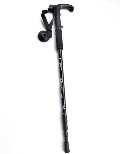 Telescopic Hiking Pole 65–135cm – Lightweight Aluminum Stick with EVA Grip