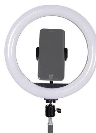 RGB LED Ring Light 26cm – Stepless Dimming with 360° Phone Mount – USB Powered