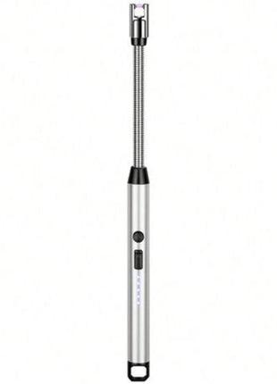 Electric Arc Lighter – 29.5cm Flexible USB Rechargeable – Windproof Safety Ignition with LED Indicator – Black