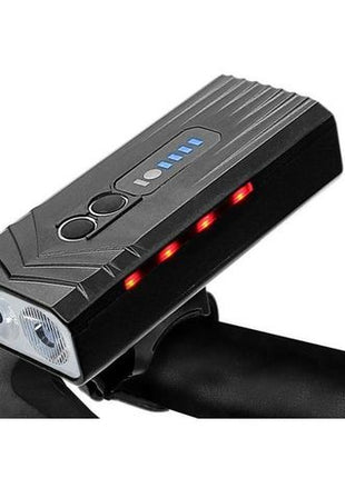 USB Rechargeable Bicycle Front Light 400LM Dual 2x10W LED 2400mAh Water-Resistant with Adjustable Mount