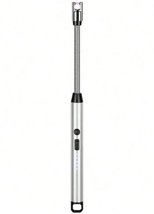 Electric Arc Lighter – 29.5cm Flexible USB Rechargeable – Windproof Safety Ignition with LED Indicator – Black