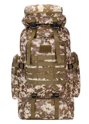 80L Tactical Hiking Backpack – Waterproof 600D Oxford