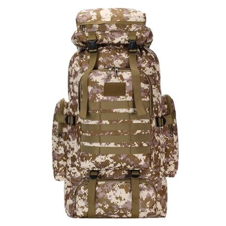 80L Tactical Hiking Backpack – Waterproof 600D Oxford