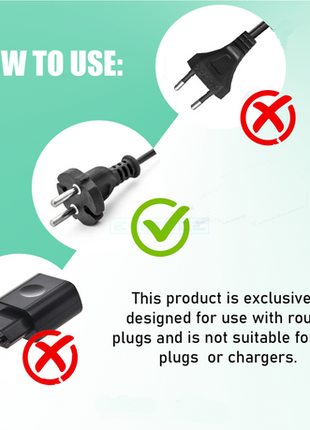 2-Pin Schuko to 16A 3-Pin Adaptor (FIVE PACK): EUR-SCH 5 Pack