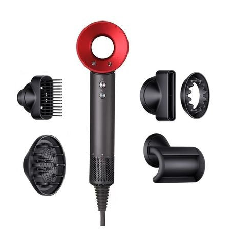 Hair Dryer 2000 W ABS Supersonic‑Style Purple with Attachments