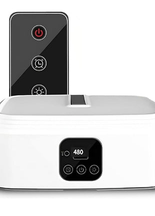 Portable Clothes Dryer 600W ABS – Fast Drying with UV & Timer – White