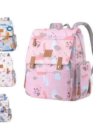 Diaper Backpack Bag 25L Waterproof, Bottle Holders & Wipe Pocket – MS-24.