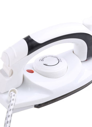 Travel Steam Iron 800W with Collapsible Handle, Non-Stick Soleplate, 0.03 L Tank, 1 m Cord.