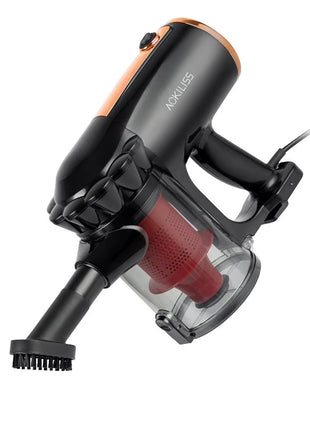 3-in-1 Corded Stick Vacuum Cleaner, 600W, 500ml Dust Box, Washable Cyclone Filter