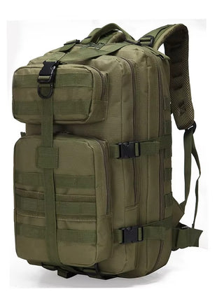 Outdoor Backpack 25 ml Waterproof Polyester 11″W x 19.7″H 4‑Compartment with Rain Cover
