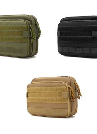 Large Tactical Molle Admin Pouch Utility Fanny Pack 24×19×9 cm – Oxford Cloth