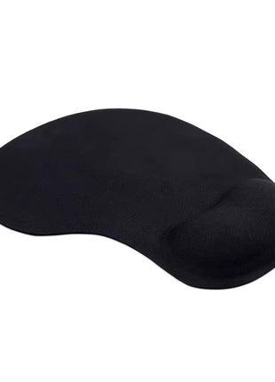 Mouse Pad Gel Wrist Support – Ergonomic Comfort, Non-Slip PU Base, Smooth Fabric – Black