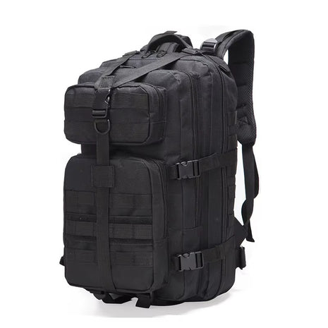 Outdoor Backpack 25 ml Waterproof Polyester 11″W x 19.7″H 4‑Compartment with Rain Cover