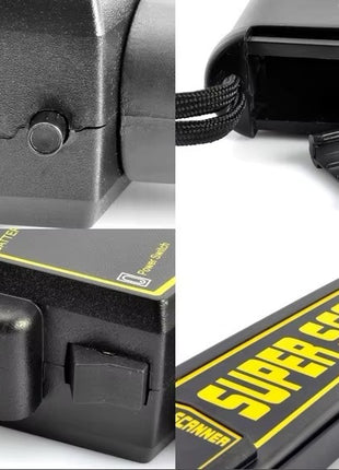 Super Security Metal Detector Scanner Wand – 10″ Scan Surface, High‑Sensitivity Body & Parcel Security Detector