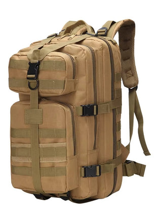 Outdoor Backpack 25 ml Waterproof Polyester 11″W x 19.7″H 4‑Compartment with Rain Cover
