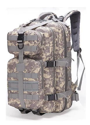 Outdoor Backpack 25 ml Waterproof Polyester 11″W x 19.7″H 4‑Compartment with Rain Cover